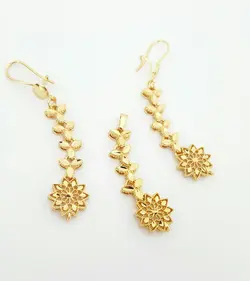 نیم ست برنجی طرح خورشید