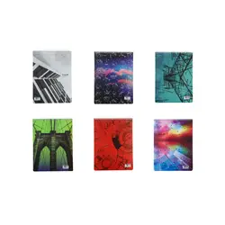 دفتر 100 برگ رحلی پرفراژ عمودی شطرنجی سیمی کد 0004 سم SAM - فروشگاه اینترنتی لوازم تحریر گلزار