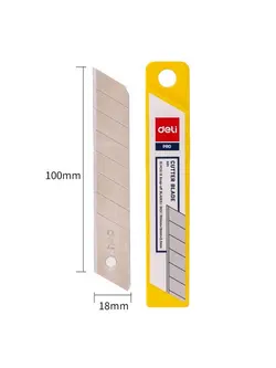 تیغ کاتر بزرگ (10عددی)E2011 دلی - فروشگاه اینترنتی لوازم تحریر گلزار