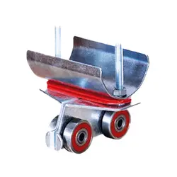 قرقره ثابت فلزی کابل تخت - وزنه گستر آریا برای سی ریل خط برق