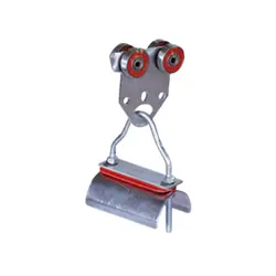 قرقره فلزی گوشواره ای کابل تخت - وزنه گستر آریا سی ریل خط برق رسان