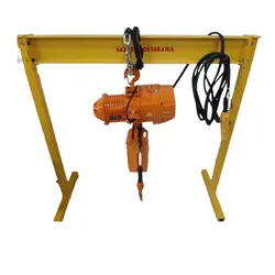 جرثقیل سقفی زنجیری 1 تن - وزنه گستر آریا وینچ ( بالابر ) جرثقیل زنجیری