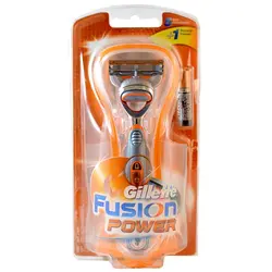خودتراش مردانه 5 تیغ ژیلت | GILLETTE مدل Fusion Power دارای باطری ژیلت - آرایشی و بهداشتی حاتم