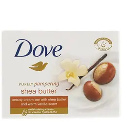 صابون داو | DOVE مدل SHEA BUTTER حاوی عصاره شی باتر و وانیل حجم 100 گرم - آرایشی و بهداشتی حاتم
