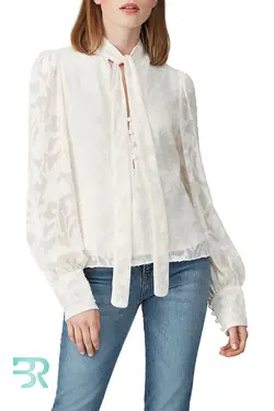 شومیز حریر طرحدار