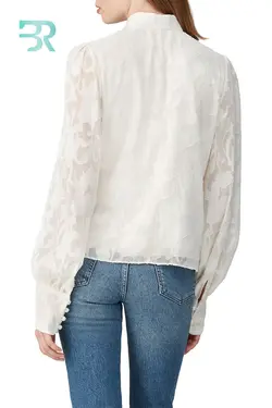 شومیز حریر طرحدار