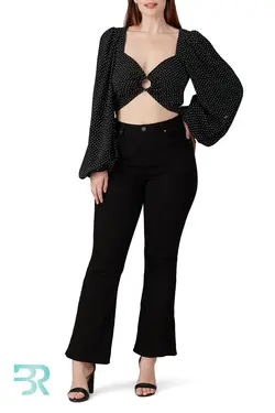 شومیز خالدار گره ای