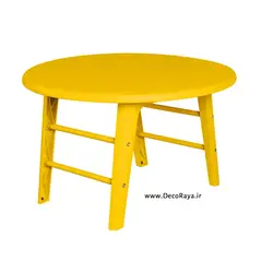 میز کودک دایره تیکا - دکورایا - میز و صندلی-مبلمان باغی-رستورانی-هتلی-کافی شاپی