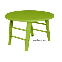میز کودک دایره تیکا - دکورایا - میز و صندلی-مبلمان باغی-رستورانی-هتلی-کافی شاپی