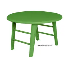 میز کودک دایره تیکا - دکورایا - میز و صندلی-مبلمان باغی-رستورانی-هتلی-کافی شاپی