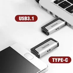 فلش مموری سن دیسک مدل Ultra Dual Drive USB Type-C ظرفیت 64 گیگابایت - فروشگاه اینترنتی دوجین