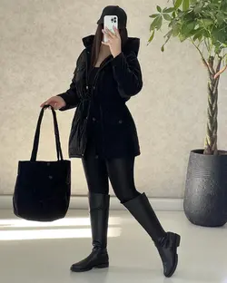 کاپشن سیلیکونی کیفدار