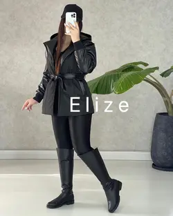 کاپشن ترکیب چرم