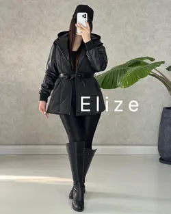 کاپشن ترکیب چرم