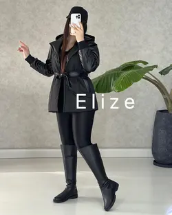 کاپشن ترکیب چرم