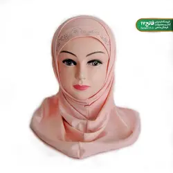 مقنعه دو تکه دخترانه نگین کد 191