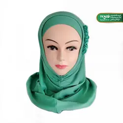 مقنعه دو تکه دخترانه شکوفه کد 188