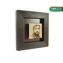 تابلو کاشی طرح شهید حججی کد117