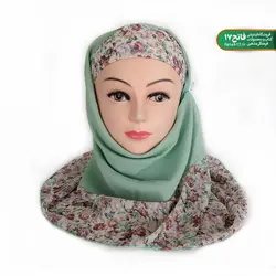 مقنعه دخترانه نرگس کد 179