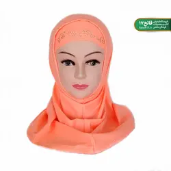 مقنعه دو تکه دخترانه نگین کد 192