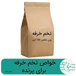 خرید تخم خرفه 100 گرمی - عطاری آنلاین حکیم باشیم