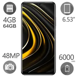 گوشی شیائومی Poco M3 ظرفیت ۶۴/۴GB دو سیم کارت - ایراهمراه