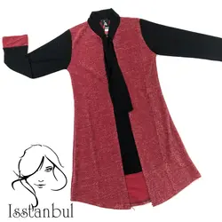 تونیک طرح دوتیکه کراواتی لمه