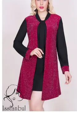 تونیک طرح دوتیکه کراواتی لمه