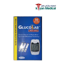 نوار تست قند خون گلوکولب GlucoLab بسته 50 عددی