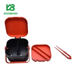 جعبه نگهدارنده طعمه کرم ماهیگیری