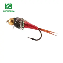 پشه فلای Copper John Nymph, Bead Head, Red - فروشگاه کوه باما