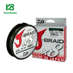 نخ ماهیگیری دایوا مدل J-BRAID X8 سایز 0.28mm - فروشگاه کوه باما