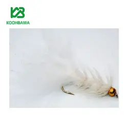 پشه فلای Wooly Bugger Beadhead – White - فروشگاه کوه باما