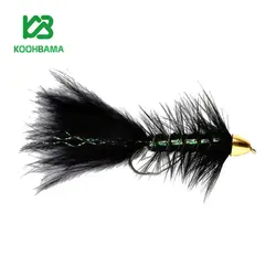 پشه فلای Conehead Wooly Bugger Black - فروشگاه کوه باما