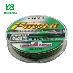 نخ ماهیگیری ابریشمی (براید) شیمانو SHIMANO POWER سایز 0.18mm - فروشگاه کوه باما