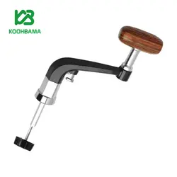 دسته یدکی چرخ ماهیگیری دستگیره چوبی