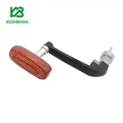 دسته یدکی چرخ ماهیگیری دستگیره چوبی