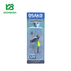 لانسه اوساکو نقره ای سه خال آبی سایز 2