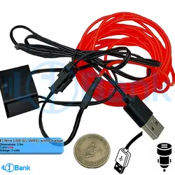 ال وایر usb خور بدون لبه نارنجی 3.5 متری مناسب استفاده با پاور بانک و شارژر