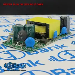 درایور ال ای دی 18 الی 36 در یک وات بردی برند دارک انرژی ایزوله شده