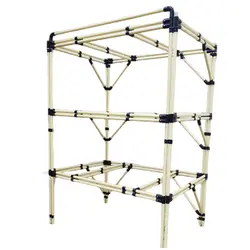 قفسه های لوله ای و اتصالات - قفسه و رگال میزان کاران