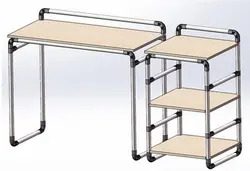 میز کار لوله و اتصالات - قفسه و رگال میزان کاران