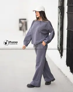 کد 376 دورس یقه گرد با شلوار