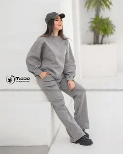 کد 376 دورس یقه گرد با شلوار