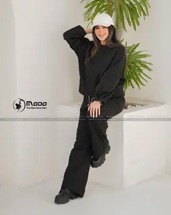کد 376 دورس یقه گرد با شلوار