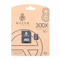 مموری کارت کویین تک مدل 300X ظرفیت 8 گیگابایت