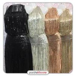 پارچه پولک ریسه ای