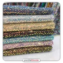 پارچه تور پولک هلوگرامی مومیایی