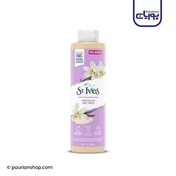 شامپو بدن سینت ایوز مدل حاوی وانیل و شیر جو دوسر حجم 650 میل _ST.IVES