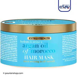 ماسک موی آبرسان و ترمیم کننده آرگان مراکشی اوجیکس _ Ogx Extra Strength وزن 300میل